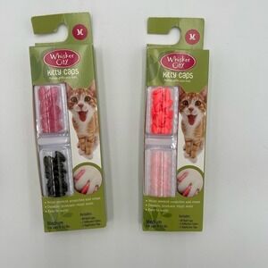 Whisker City Kitty Caps Nails Medium NWT